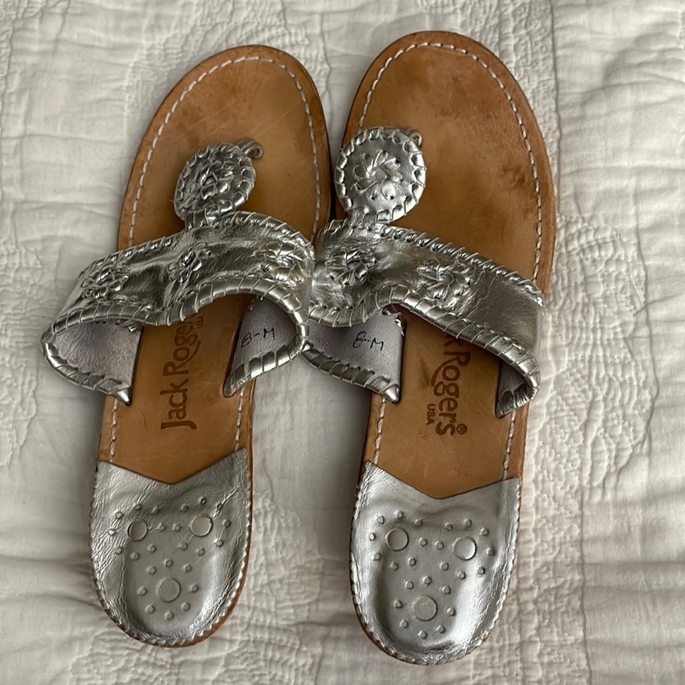 Jack Rogers Thong Sandal with slight wedge